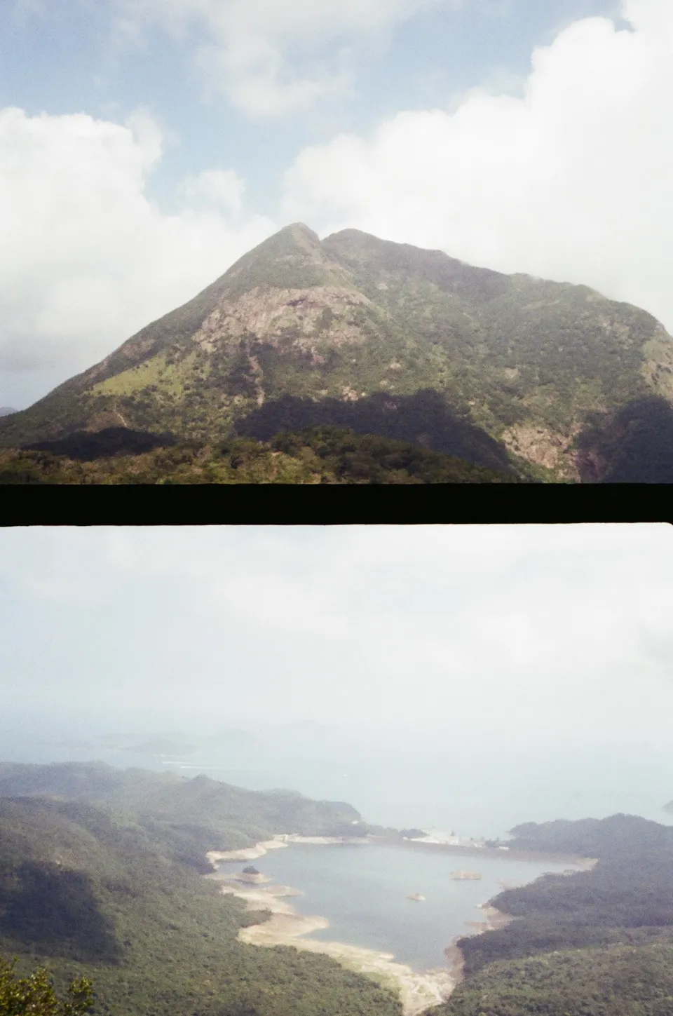 Overexposed landscape