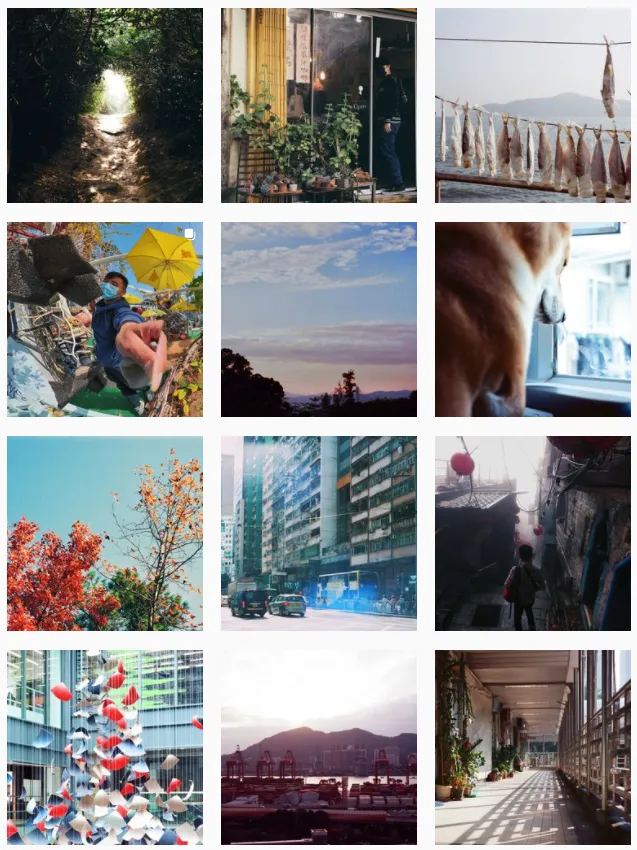 Screenshot of IG