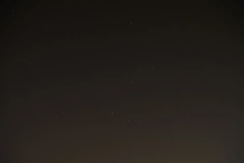 Stars, and comet NEOWISE