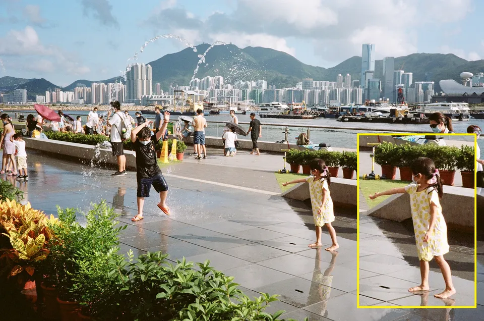 Kwun Tong Promenade Music fountains, Agfa Optima 1535