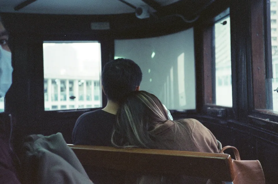 Three people