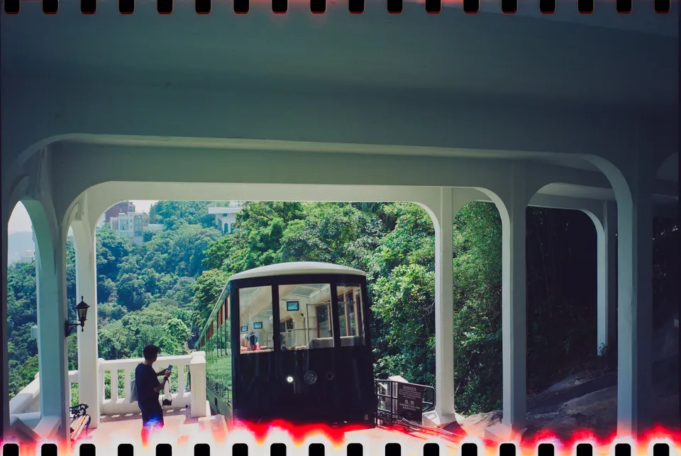 New tram passing Barker Road Tram Station