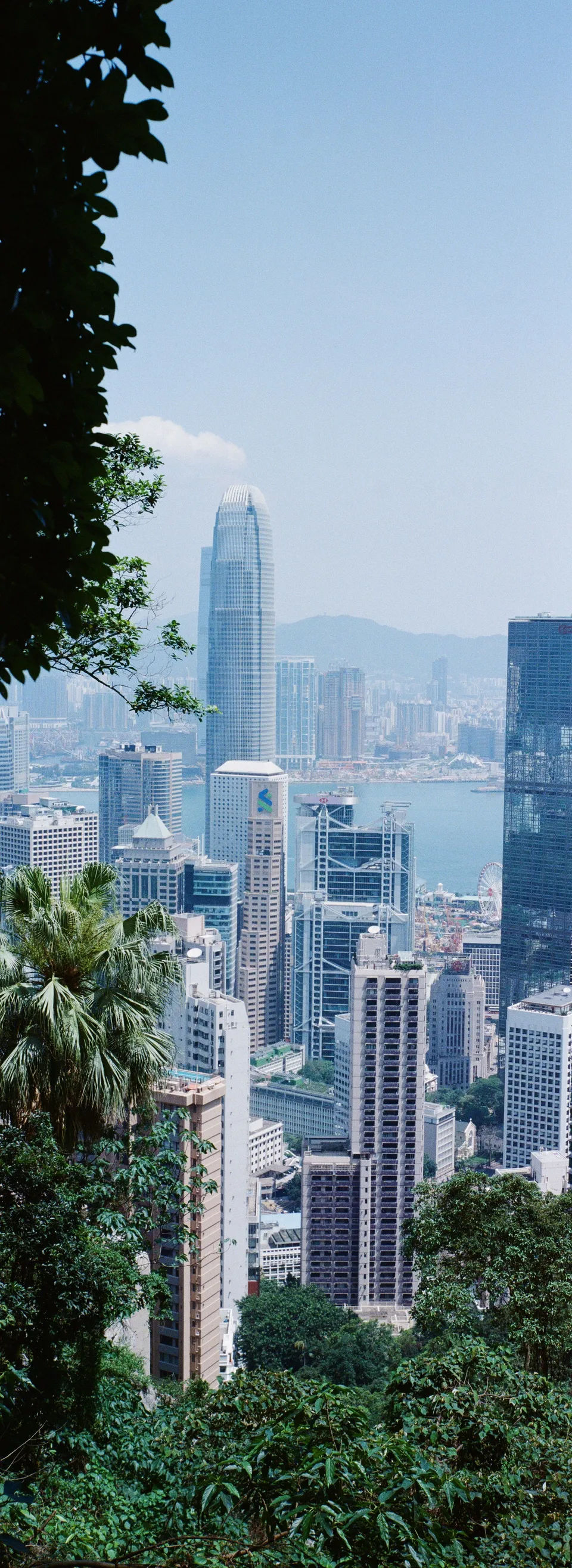 Very long vertical XPan cityscape