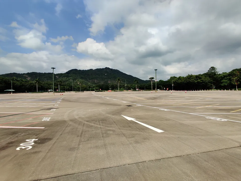 Empty car park