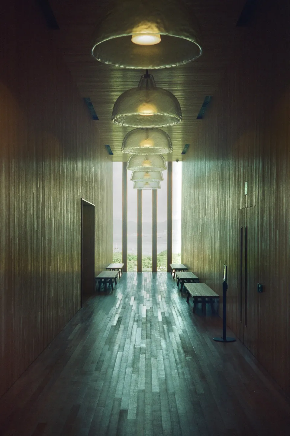 M+ hallway to toilet
