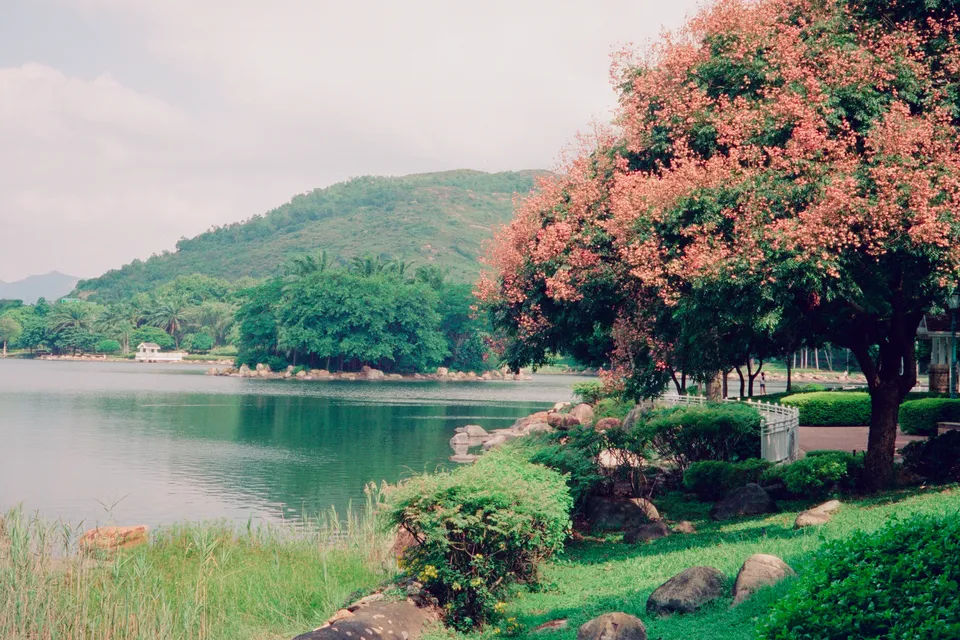 Inspiration lake in late summer