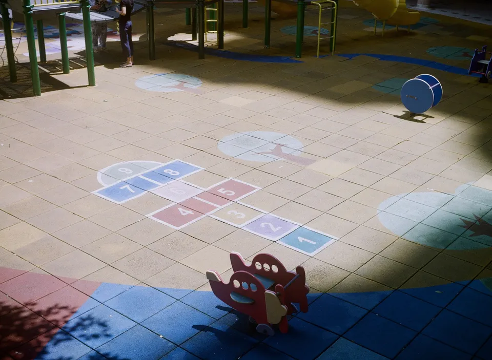 Colorful playground