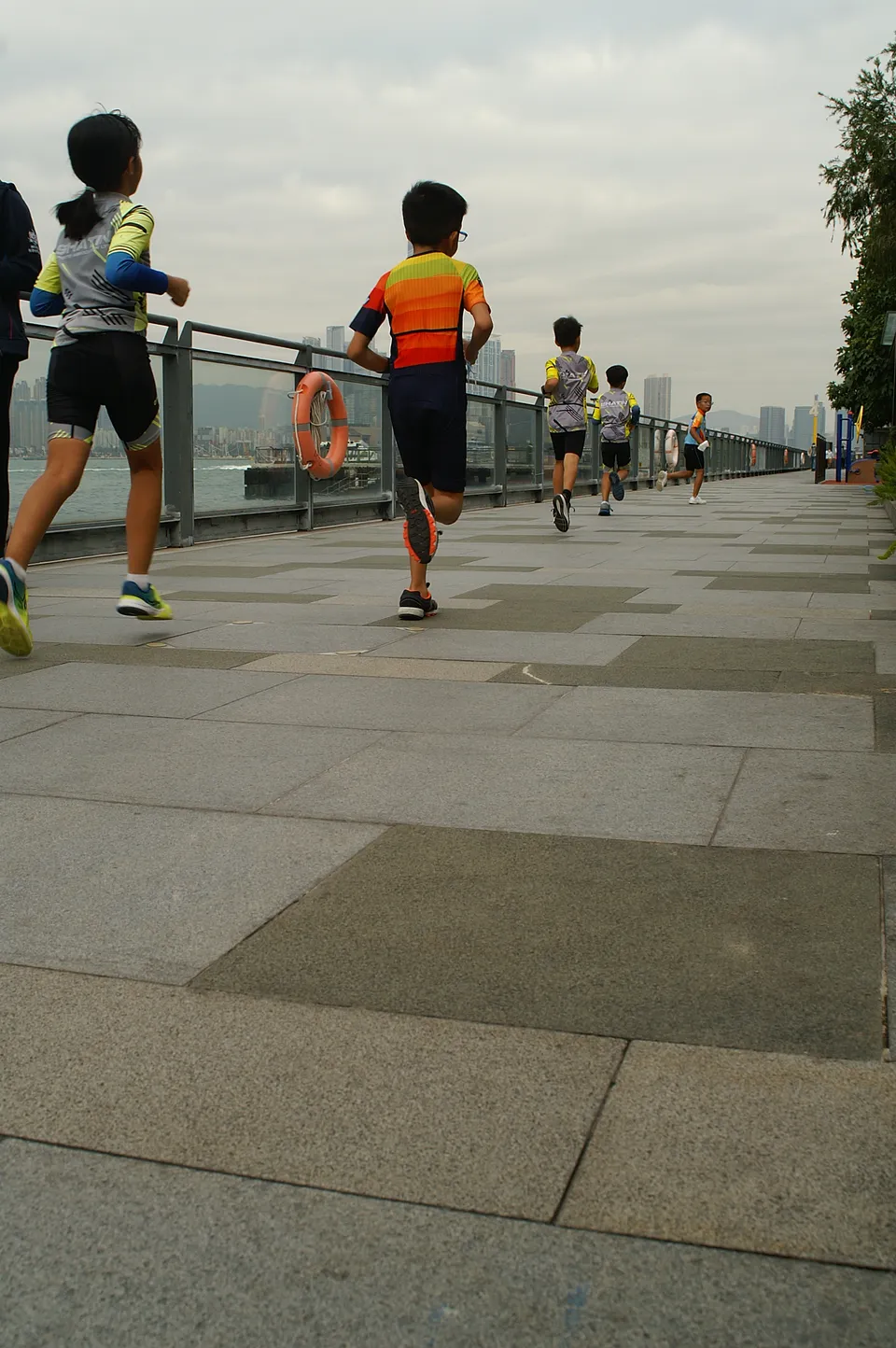 Kids running