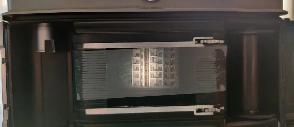 Scotch Magic Tape at the back, showing an image