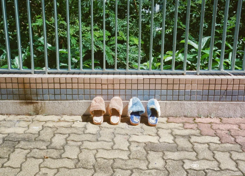 A pair of slippers